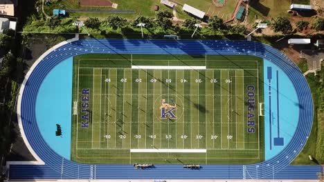 Hawaii---Flying-over-the-the-Kaiser-Cougars-Stadium-part-1