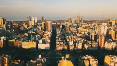 Ciudad-De-Buenos-Aires,-Argentina,-Desde-Arriba