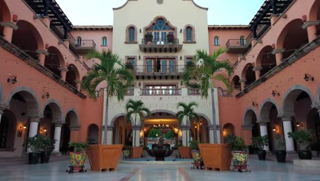 Entrance-to-Luxury-Sheraton-Grand-Los-Cabos-Hacienda-Hotel-and-Resort-on-Mexican-Coast-of-Baja-California