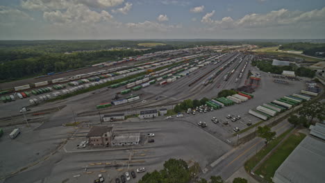 Atlanta-Georgia-Aerial-v653-birdseye-wide-angle-shot-of-trailers-at-Hulsey-Yard---DJI-Inspire-2,-X7,-6k---August-2020