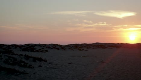 Sonnenuntergang-In-Newport-Beach-Strand-Küstenlandschaft