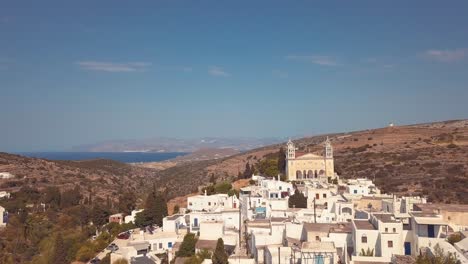 Aerial-Drone-Shot-Over-the-Village-of-Lefkes-Greece-Punching-in-to-Reveal-the-Landscape-of-the-Island