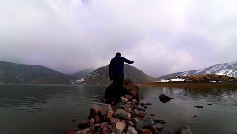 Ein-Schöner-Blick-Auf-Den-Vulkan-Nevado-De-Toluca,-Auch-Xinantecatl-Genannt,-Der-Selten-So-Schneebedeckt-Ist