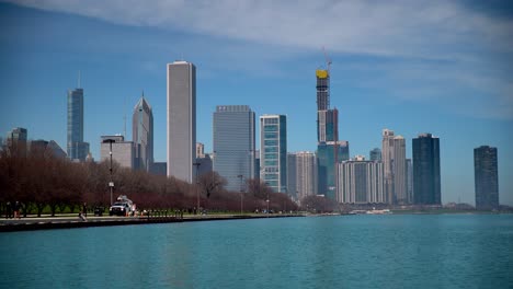 Vista-Del-Horizonte-De-Chicago-Desde-El-Sur