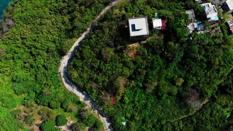 Tiro-De-Dron-De-Mt.-Lujo,-Isla-Boracay-Filipinas