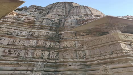 Eine-Nähere-Ansicht-Des-Khajuraho-Tempels