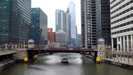 Vistas-Desde-La-Vida-Cotidiana-En-El-Loop,-Chicago