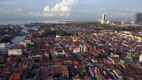 Luftaufnahme:-Stadt-Malacca-In-Malaysia