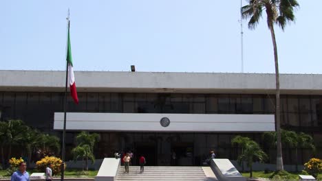 Mexikanische-Bundesgebäude-In-Tapachula-City,-Chiapas,-Mexiko