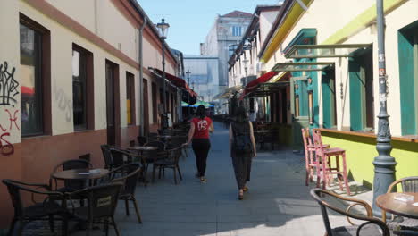 El-Casco-Antiguo-De-Bucarest,-Rumania