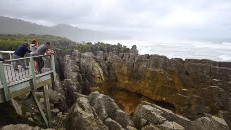 Tourists-on-the-viewing-platform-at-a-blowhole