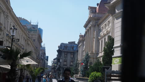 the-Old-town-in-Bucharest,-Romania