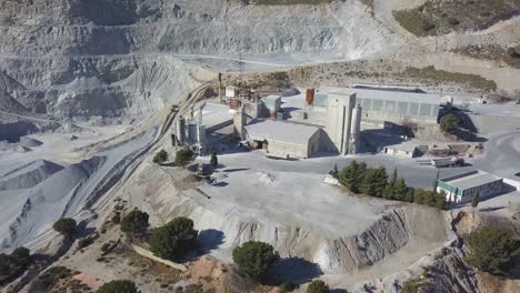 Aerial-view-of-a-big-quarry-in-a-mountain
