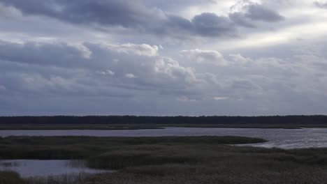 Cloudy-sky-over-the-lake-from-birdwatching-tower