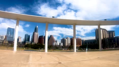 El-Horizonte-De-Austin-Texas-En-Un-Hermoso-Día-De-Primavera