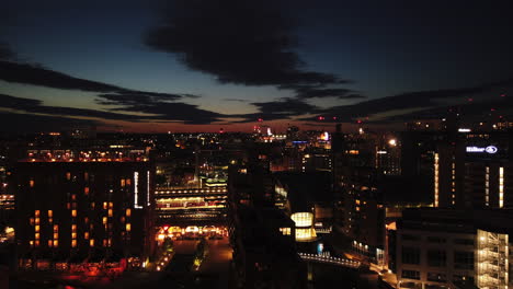 Fast-Dusk-to-Night-Time-Lapse-of-a-Cityscape-on-a-Perfect-Summer’s-Evening