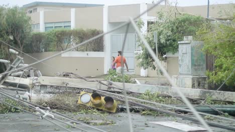 Zerstörungsaufnahmen-Nach-Hurrikan-Maria-In-Puerto-Rico