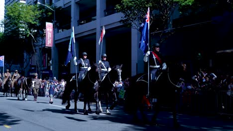 Anzac-day,-anzac-parade-brisbane,-2018