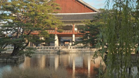 Palacio-Real-De-Gyeongbokgung,-Una-Popular-Atracción-Turística-En-Corea-Del-Sur