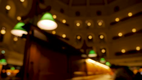 State-Library-Victoria-at-nighttime-people-studying-at-melbourne-library-Melbourne-tourism-attractions,-melbourne-library