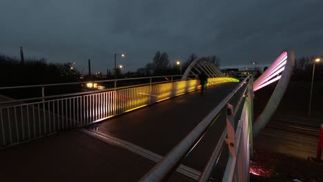 Iluminado-Steve-Prescott-Pie-Puente-Cruce-Timelapse