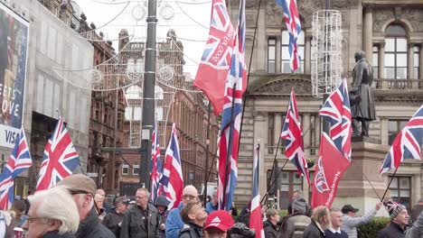 A-slow-motion-and-close-up-of-people-with-British-flags-at-a-Scottish-Independence-rally