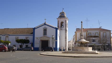 Church-in-Vila-Vicosa-Alentejo,-Portugal