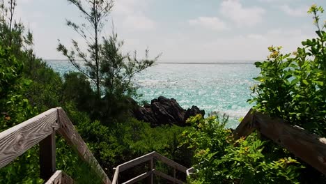 Church-Bay-Beach-is-a-small-wonderful-beach-in-Southampton,-Bermuda