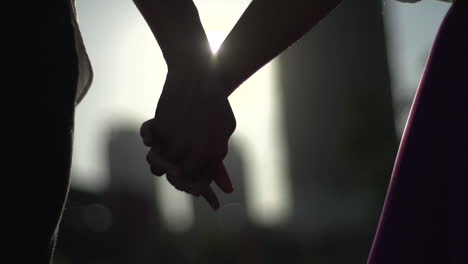 Artistic-Shot-Of-A-Couple-Holding-Hands
