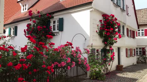 Eine-Malerische-Straße-In-Günzburg,-Deutschland