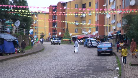 Celebrando-La-Ceremonia-De-Maskal-En-Addis-Abeba,-Etiopía