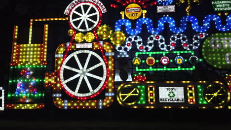 Iluminaciones-De-Blackpool-En-2019,-Un-Festival-Anual-De-Luces,-Fundado-En-1879-Y-Encendido-Por-Primera-Vez-El-18-De-Septiembre-De-Ese-Año