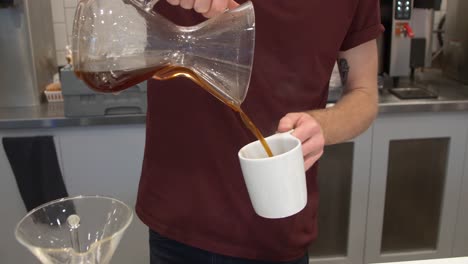 slow-motion-caucasion-barista-pours-pour-over-coffee