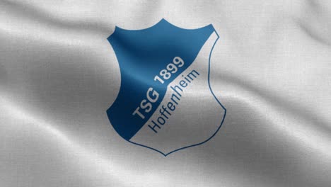 White-4k-animated-loop-of-a-waving-flag-of-the-Bundesliga-soccer-team-Hoffenheim