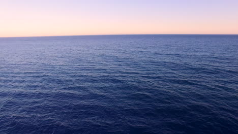 Sonnenuntergang-Meer-Luftaufnahme
