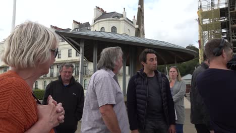 Protesters-argue-with-SKY-news-journalists-in-Dover,-Kent,-05-09-20