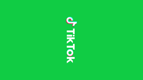 Animación-Del-Logotipo-De-Tiktok-En-El-Canal-Alfa-De-Pantalla-Verde