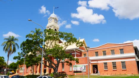 Edificios-Patrimoniales-Y-Ubicación-En-Maryborough-Cerca-Del-Río-Mary-En-Queensland