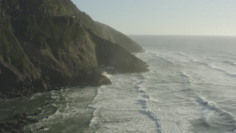 Aerial-of-rocky-cliffs-on-the-Oregon-coast