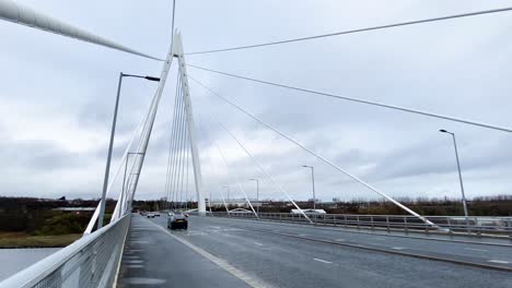 The-Northern-Spire-Bridge,-in-Sunderland---England