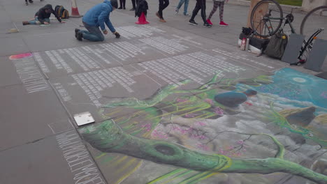 Straßenkünstler-Auf-Dem-Trafalgar-Square