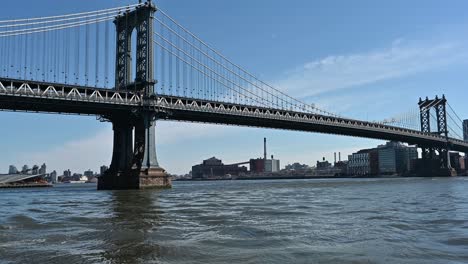 El-Puente-De-Manhattan-En-La-Ciudad-De-Nueva-York,-Estados-Unidos