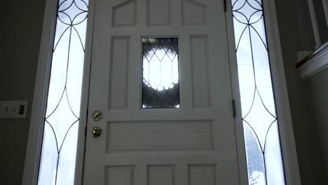 Color-corrected-and-color-graded-take-of-an-elegant-front-door-in-Minneapolis,-Minnesota