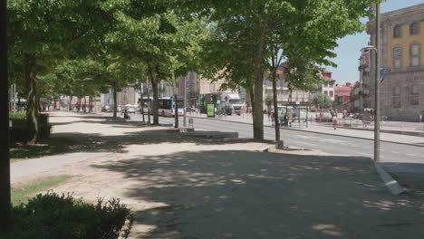 Timelapse-of-a-Busy-Day-In-Oporto