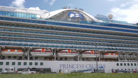 Plano-General-Del-Crucero-Crown-Princess-En-El-Puerto