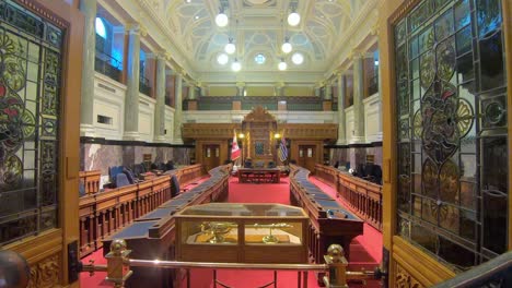 Cámara-Legislativa-Del-Edificio-Del-Parlamento-De-Columbia-Británica