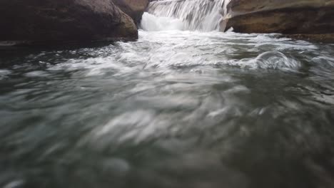 Flowing-clear-river-water-stream
