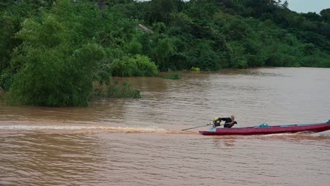 Fisherman-on-a-flooded-lake