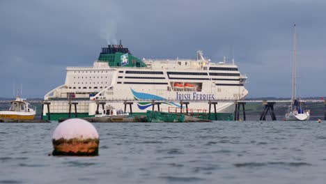 The-Large-Irish-Ferry-Makes-A-Turn-In-The-Harbor