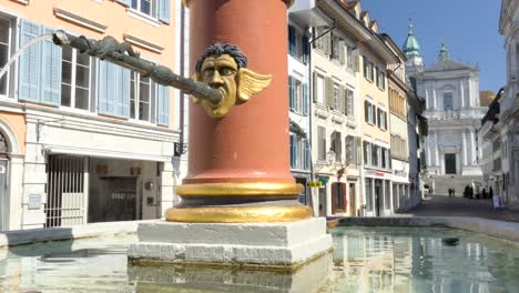 Empty-streets-in-solothurn-city-during-covid19-outbreak,Switzerland